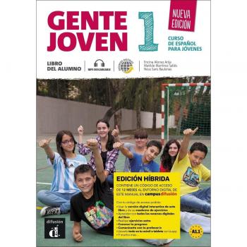 Gente Joven NE 1 Ed. híbrida L. del alumno (Tapa blanda).