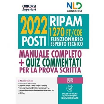 Concorso 2022 posti Ripam: manuale 1270 posti funzionari esperti tecnici (FT/COE)