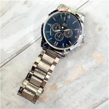 Reloj de Pulsera de Acero para Hombre con Función Cronógrafo y Calendario