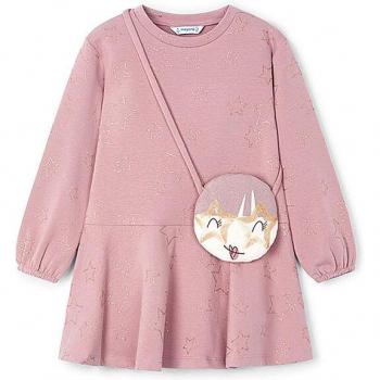 Mayoral Strickkleid 4931 Rosa Regular Fit 4Y female
