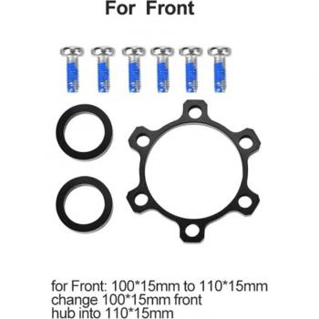 Bicycle Front Hub Adapter: 100mm to 110mm, 142mm to 148mm Conversion Kit