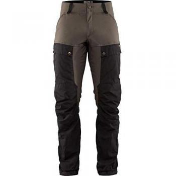 FJÄLLRÄVEN Keb Trousers M Long Pantalon de Sport Homme, Noir/Grey Pierre, FR : XL