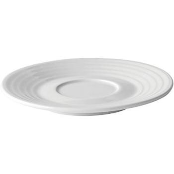 Utopia Anton Black Fine China Edge Coupe Saucer 15cm