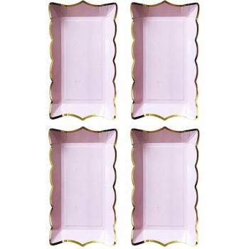 Assiettes à fruits biodégradables, 4 pièces
