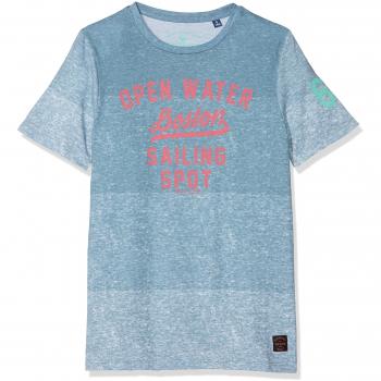 TOM TAILOR Jungen T-Shirt 1/2, Grün, 152