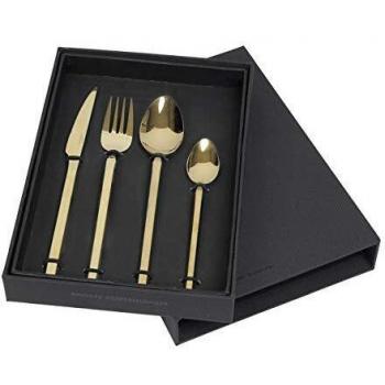 Broste Copenhagen Tvis Rose Gold Flatware Set