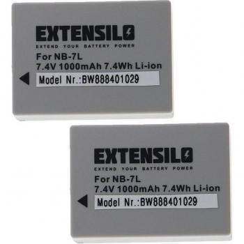 EXTENSILO 2x Power Bank NB‑7L
