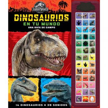 DINOSAURIOS EN TU MUNDO. TESORO DE CUENTOS CON SONIDO JURASSIC WORLD