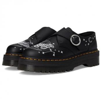 Chaussures Dr. Martens Cuir Souple à plateforme avec broderies, Taille: 39