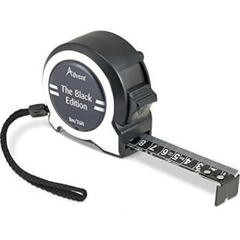 Advent Black Edition Measuring Tape, 8m/26ft x 25mm