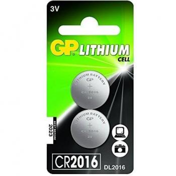 GP Batteries Lithium Cell CR2016 Single-Use Battery Litio 3V