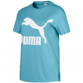 T-shirt PUMA logo classique pour femme, bleu laiteux, FR : S