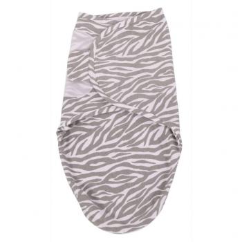 Manta arrullo gris y blanco Tiger S de Bo Jungle