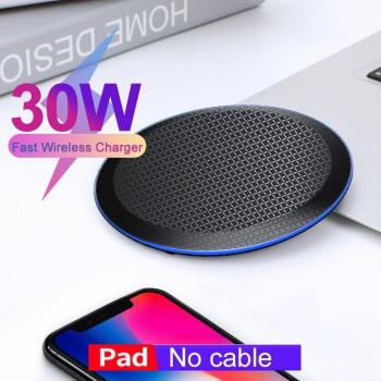 Energizador Inalámbrico 30W ESVNE – Samsung S8, S9, iPhone
