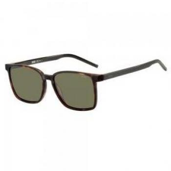 Hugo Boss Square Havana Green Sunglasses for Men