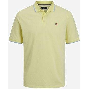 Jack & Jones T-Shirt 'BLUWIN' in Pale Lime Yellow