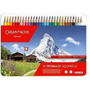 Lápices de Colores Prismalo Acuarelables Caja Metálica de 30 Colores Surtidos