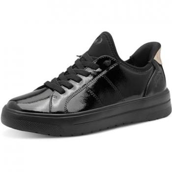 Sneakers Jana Softline Patinato Nero