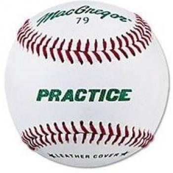 MACGREGOR Youth Leather Baseballs for Practice