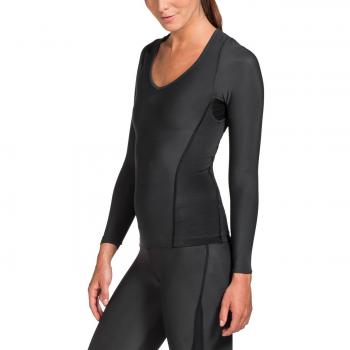 SKINS RY400 T-Shirt à Manches Longues pour Femme Gris L