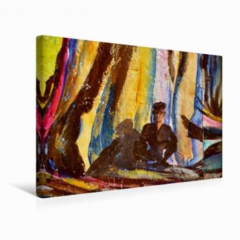 Calvendo Jägers Augen 45 × 30 cm – Hochwertige Textil-Leinwand