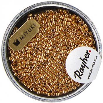 Perles Miyuki Delica 1,6 mm Métallique Doré