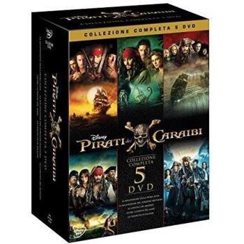 Pirati Dei Caraibi Collection 1-5 (5 Dvd) Box Set Dvd Italian Import