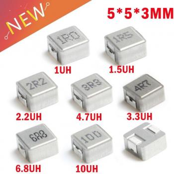 Inductores SMD 0530 10 Unidades 1UH 2.2UH 3.3UH 4.7UH 6.8UH 10UH