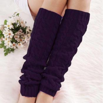 Jambières chaudes en tricot pour femmes