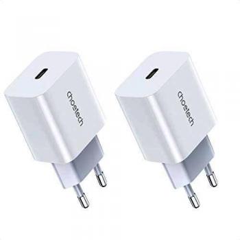 USB‑C Ladegerät 20 W CHOETECH – Fast Charger mit Stecker, geeignet für iPhone 12/Pro/Mini, AirPods Pro & Pad Pro