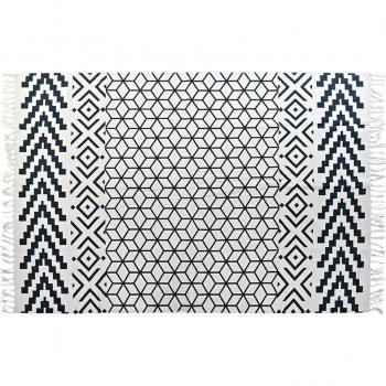 Tappeto DKD 160x230cm Grigio-Bianco