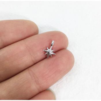 Dijes de Estrella 20 Uds Aleación de Zinc 6mm Joyería DIY