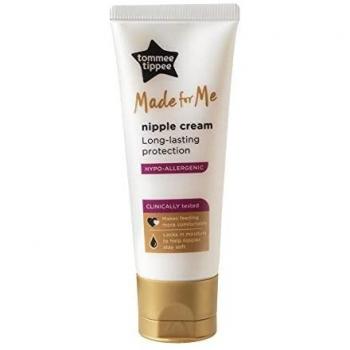 Tommee Tippee Made for Me Nipple Cream, 100% Natural, Hypoallergenic and Scent-Free, Relief and Protection for Sore, Cracked Nipples, 40ml