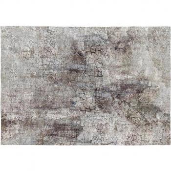 Alfombra decorativa Samani-417 tono gris 120 x 170 cm