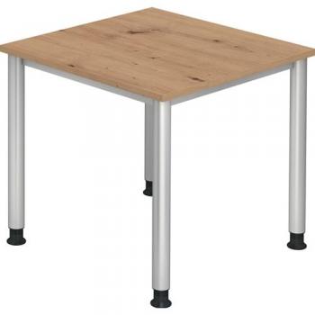 Scrivania 80x80 cm Argento Rovine Nodose Hammerbacher