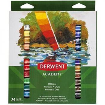 Derwent 24 tubos de óleo 12 ml surtidos