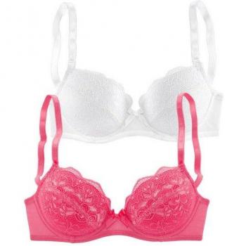 Reggiseno Eleganza Rosa-Bianco Petite Fleur