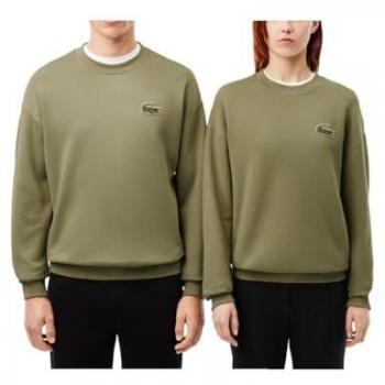Sudadera unisex Lacoste Logo Corte Holgado Verde Talla M