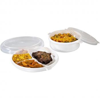 Xavax Lebensmittelechtes Mikro‑Set in Weiß/Transparent