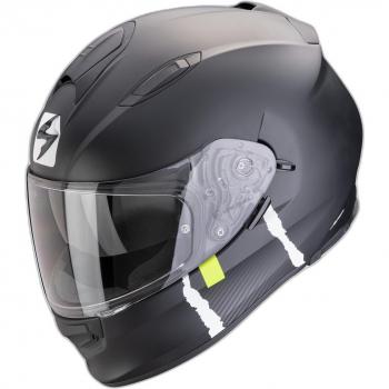 Casque intégral Scorpion Exo-491 Code Noir Argent XS
