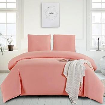 WAVVE Parure de Lit 2 Personnes pour lit 160x200 cm, Housse de Couette et 2