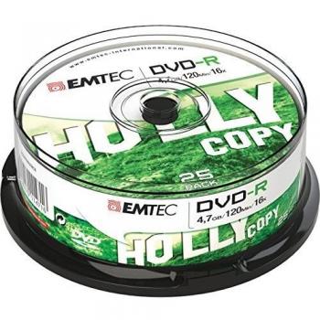 Emtec ECOVR472516CB DVD en blanco 4,7 GB DVD-R 25 piezas