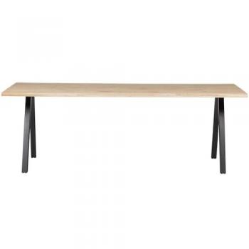 WOOOD Esstisch Tablo – Eiche Baumkante, 200 cm
