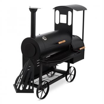 Charbon Grill Fumeur Roulant Acier 3 mm