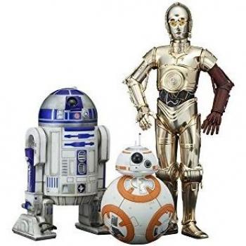 Kotobukiya Star Wars Episodio 7 Minifigure C3PO R2-D2 BB-8