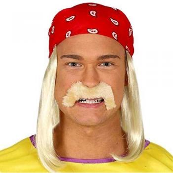 Parrucca Bionda con Accessori Hulk Hogan