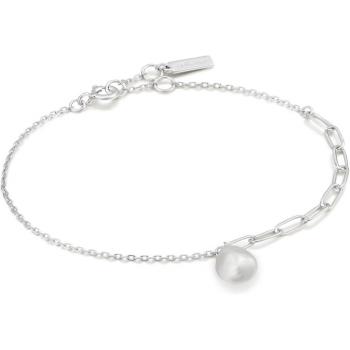 Pulsera elegante de plata de ley Ania Haie B019-02H de 19 cm