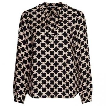 Seidensticker Shirtbluse Schwarz Langarm
