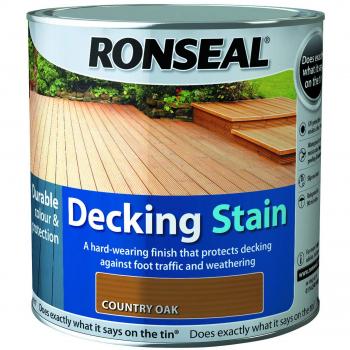 Deck Stain Ronseal Oak Effect 2.5L