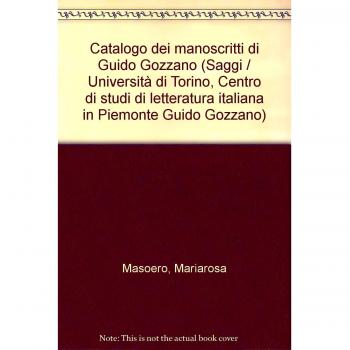 Catalogo di manoscritti di Guido Gozzano